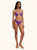 Women's Bikinis Me Fui Triangle with Fixed American Brief Purple SW1907-PR