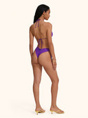 Women's Bikinis Me Fui Triangle with Fixed American Brief Purple SW1907-PR