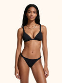 Women's Bikinis Me Fui Triangle with Black Fixed Brief SW1909-BK