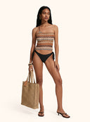 Slip Regolabile Donna Me Fui Nero SW1912-BK