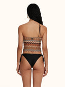 Slip Regolabile Donna Me Fui Nero SW1912-BK