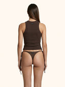 Perizoma Regolabile Donna Me Fui Marrone SW1915-BN