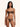 Bikini Donna Me Fui Reggiseno con Ferretto e Slip Regolabile Marrone SW1916-BN
