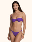 Women's Bikinis Me Fui Bra with Underwire and Adjustable Briefs Purple SW1916-PR