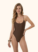 Monokini Donna Me Fui Marrone SW1920-BN
