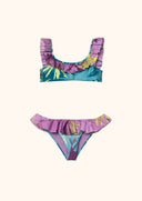 Bikini Bambina Me-Fui Top con Slip Fisso Fantasia SG0300-X50