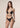 Bikini Donna Me fui Triangolo con Slip Fisso Nero 0100_BK