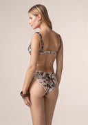 Woman bikini Me fui Bra with ferretto and an American script slip fantasy 0341-X17