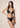 Bikini Donna Me fui Triangolo con Slip Fisso Nero 0500-BK