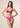 Bikini Donna Me fui Reggiseno con Ferretto e Slip Americano Fisso Color Block 0502-RD