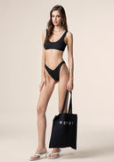 Woman bikini Me fui Top with Black Fixed American Slip 0503-BK