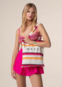Women's beachbag Me fui FUCSIA A070-FX