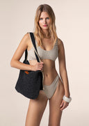 Beachbag Donna Me fui Nera A078-BK